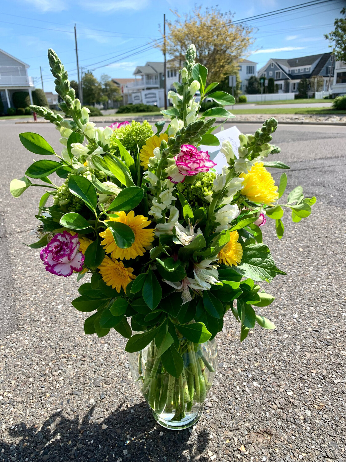 $150 Seasonal Fresh Flower Vase Arrangement