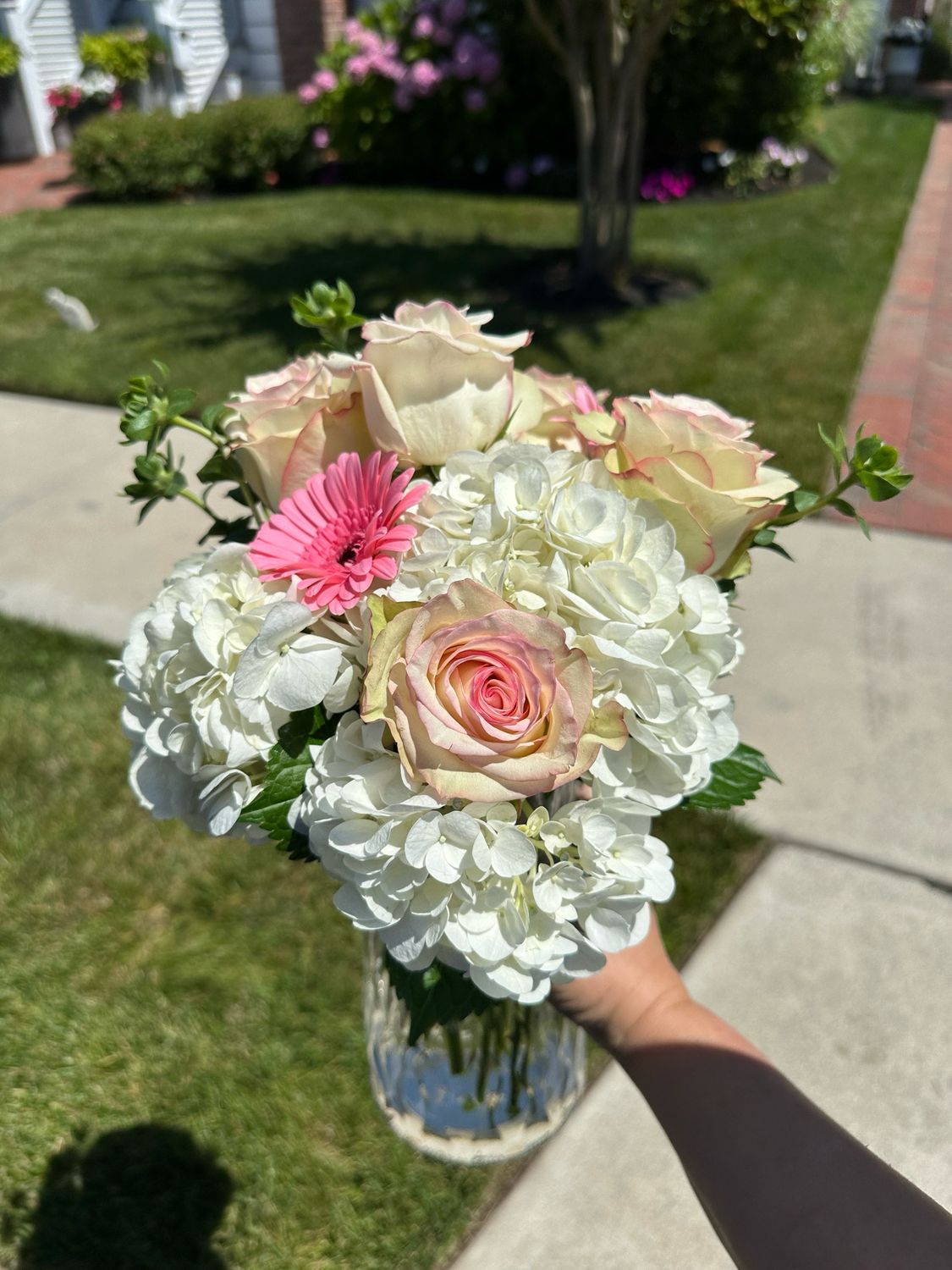 $80 Seasonal Fresh Flower Vase Arrangement