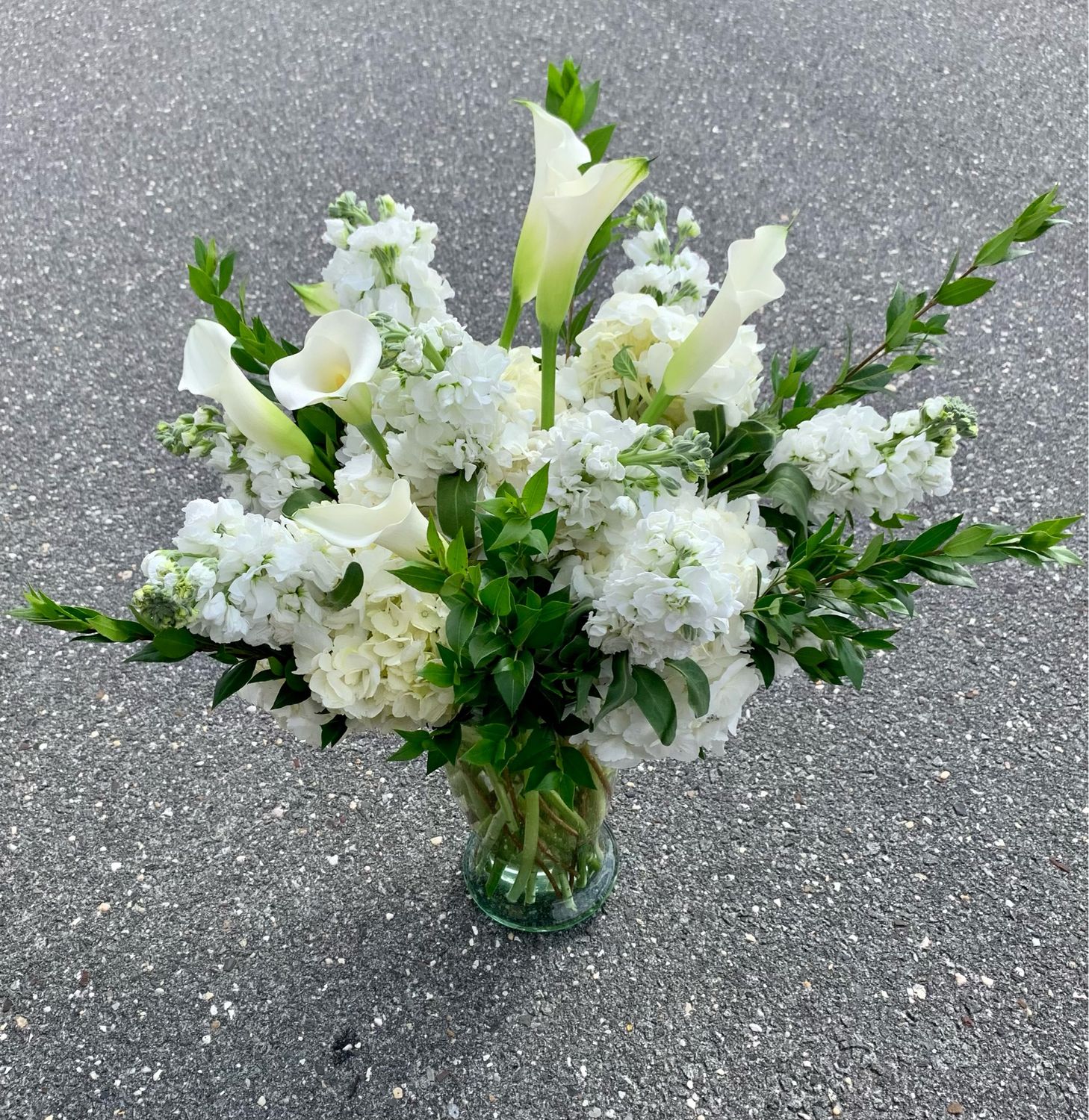 $195 Seasonal Fresh Flower Vase Arrangement
