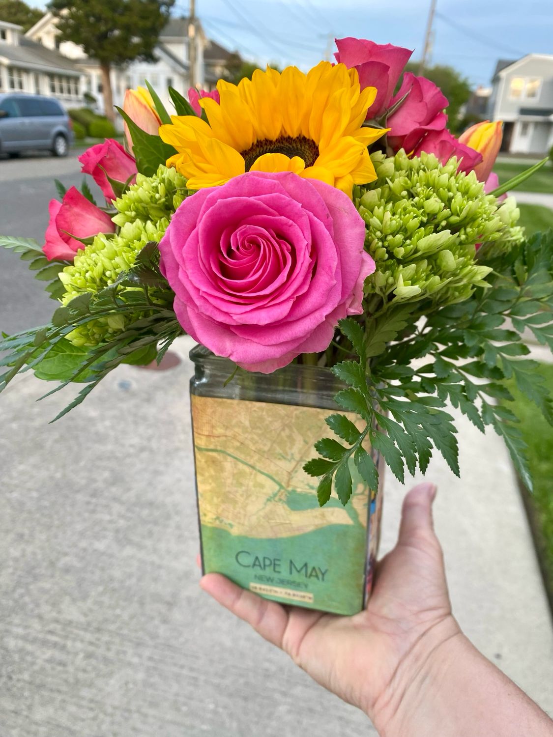 $60 Seasonal Fresh Flower Cape May NJ Vase Arrangement