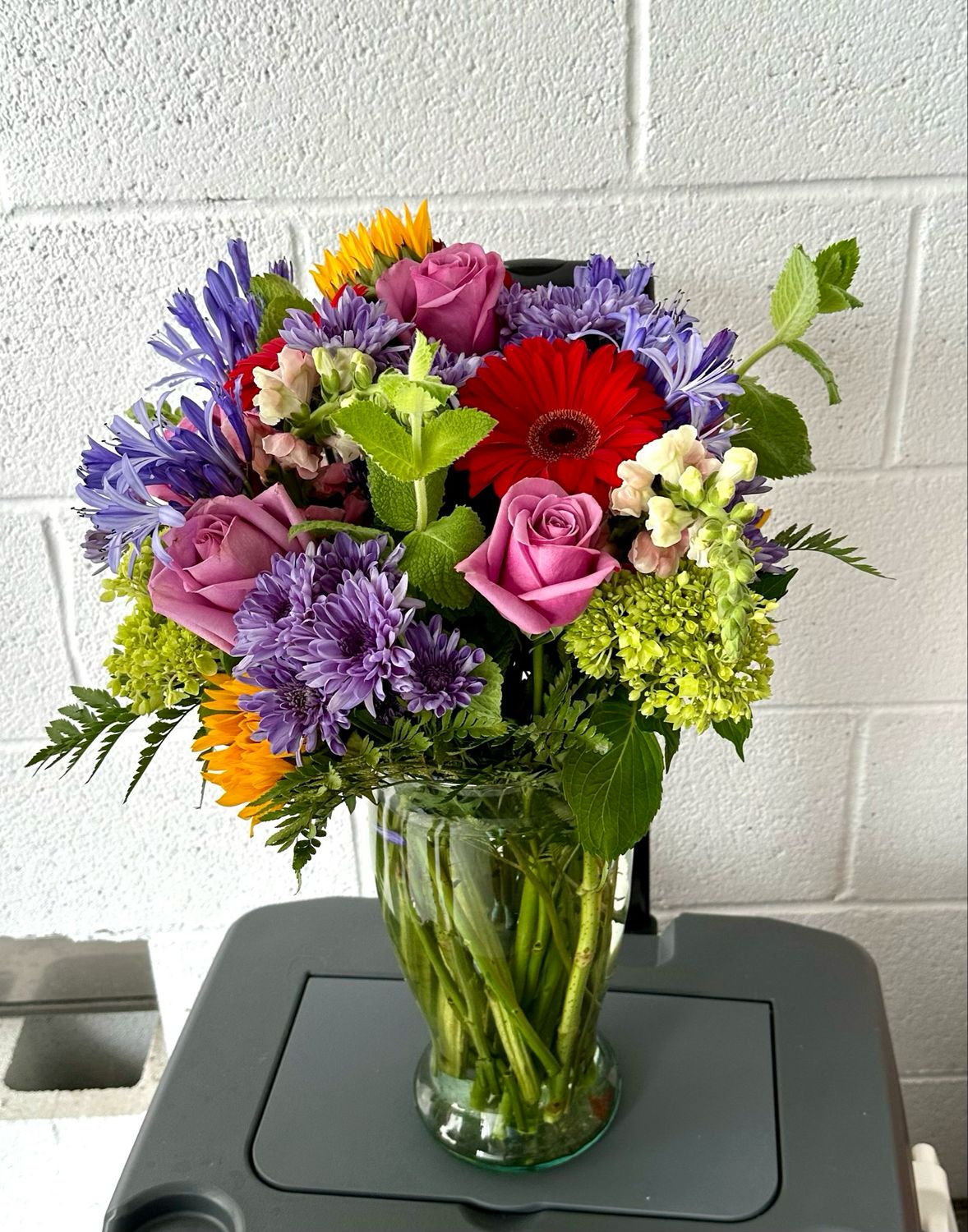 $200 Seasonal Fresh Flower Vase Arrangement