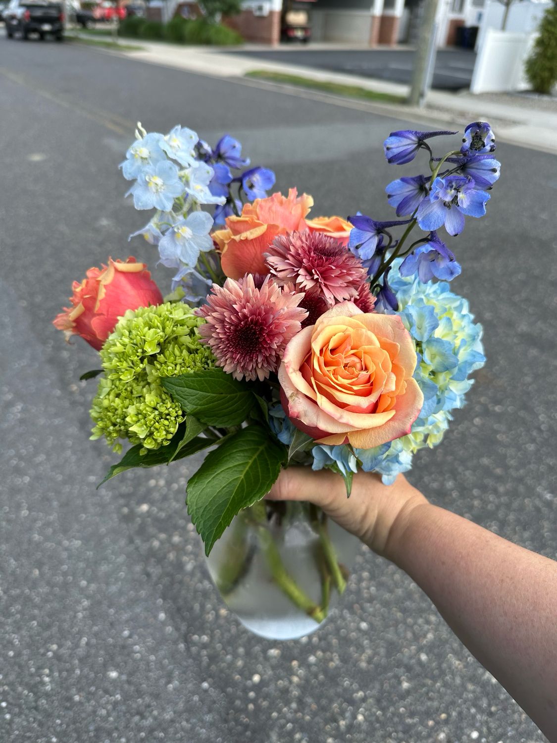 $65 Seasonal Fresh Flower Vase Arrangement