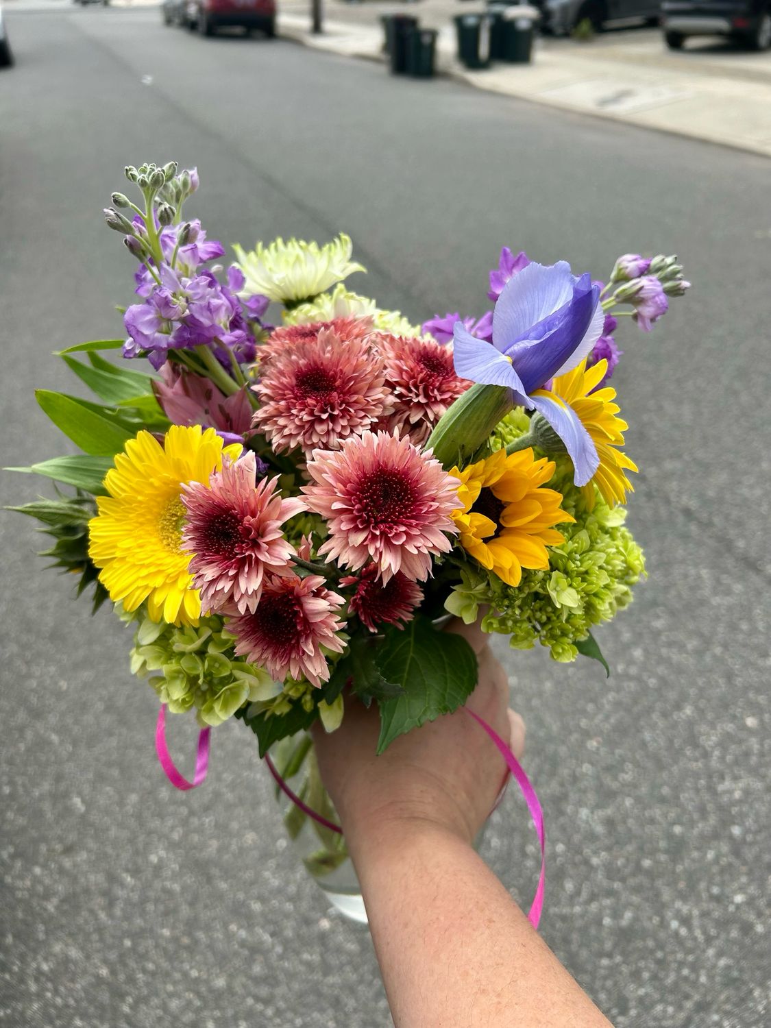 $65 Seasonal Fresh Flower Vase Arrangement