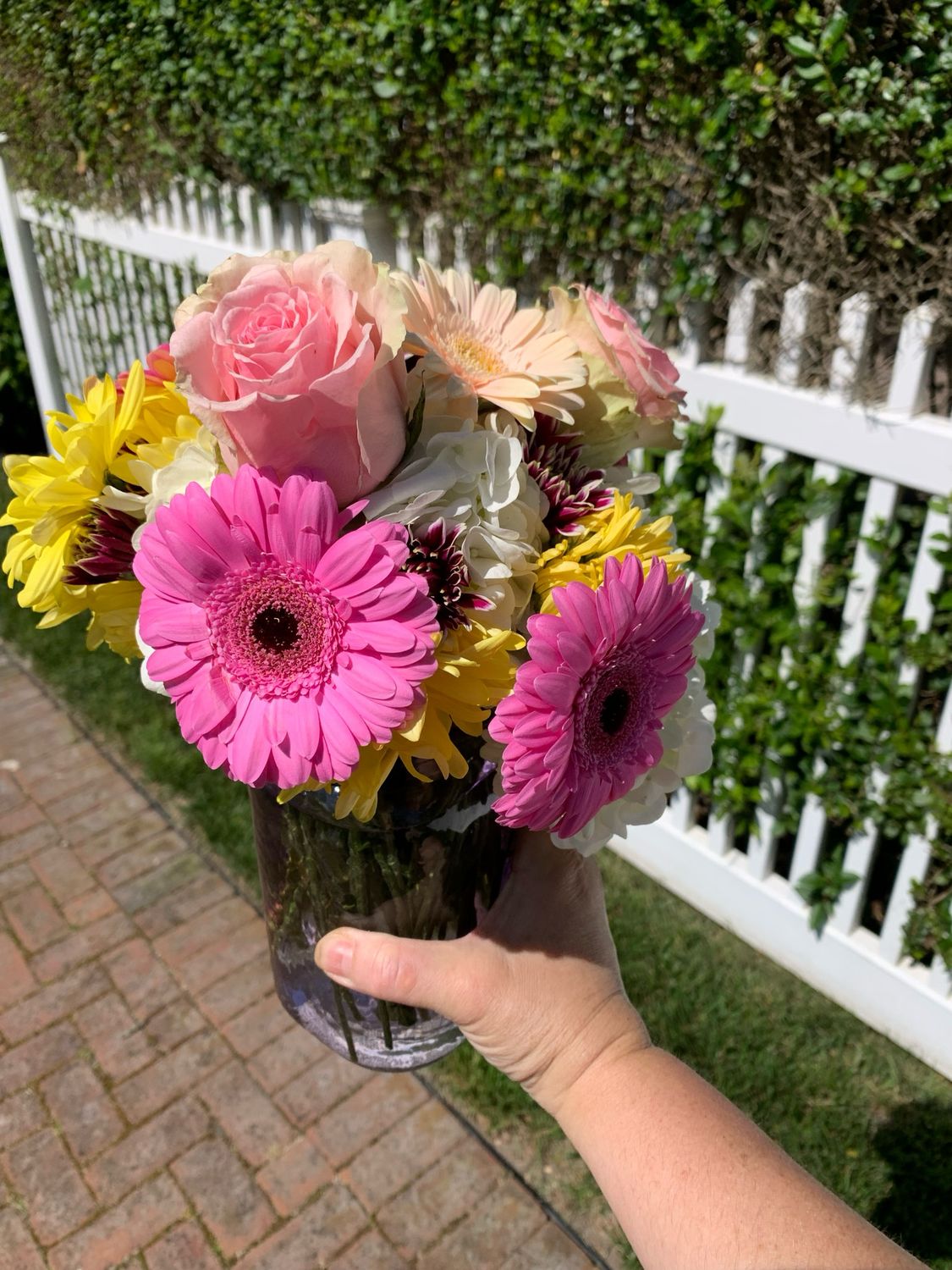 $65 Seasonal Fresh Flower Vase Arrangement