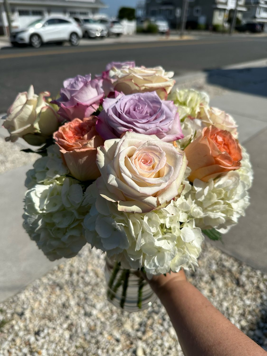 $125 Seasonal Fresh Flower Vase Arrangement