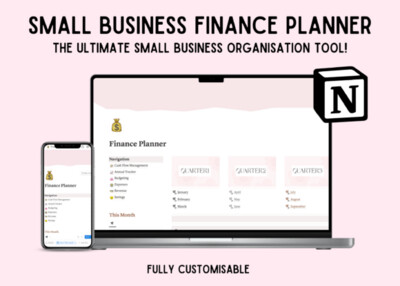 Small Business Finance Notion Planner