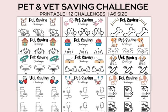A6 Pets Saving Challenge Graphic