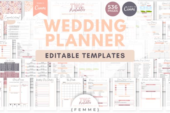 Wedding Planner Canva Templates
