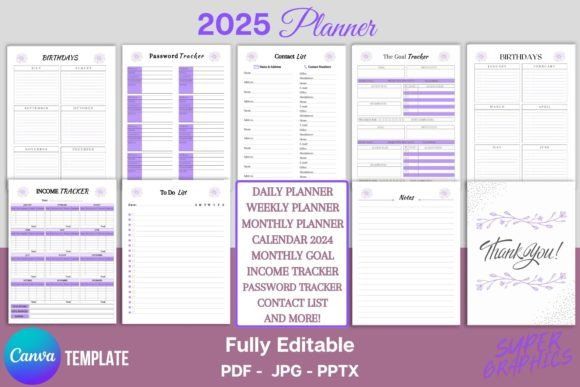 2025 Editable Planner