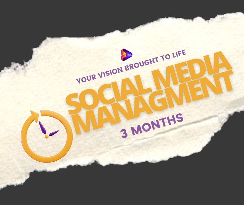 🛍️ 36 Custom Social Media Graphics + Social Media Management Package (3 Month)