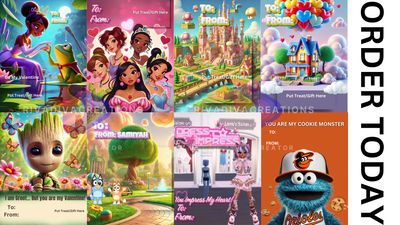 Custom Valentine Canva Cards