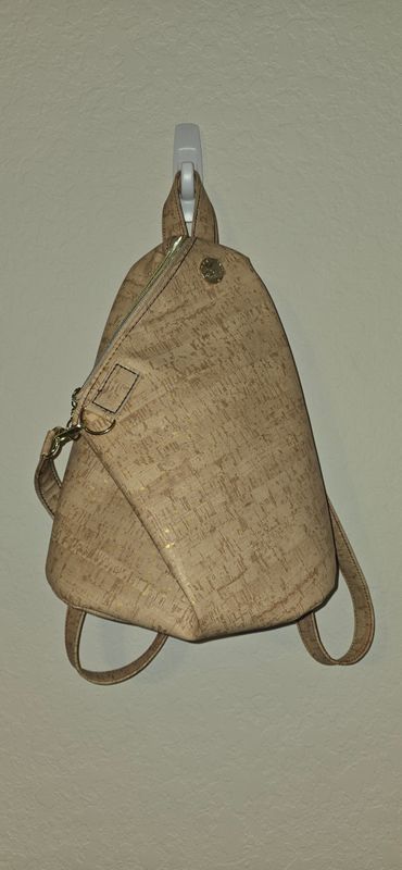 Foldover Mini Backpack Purse