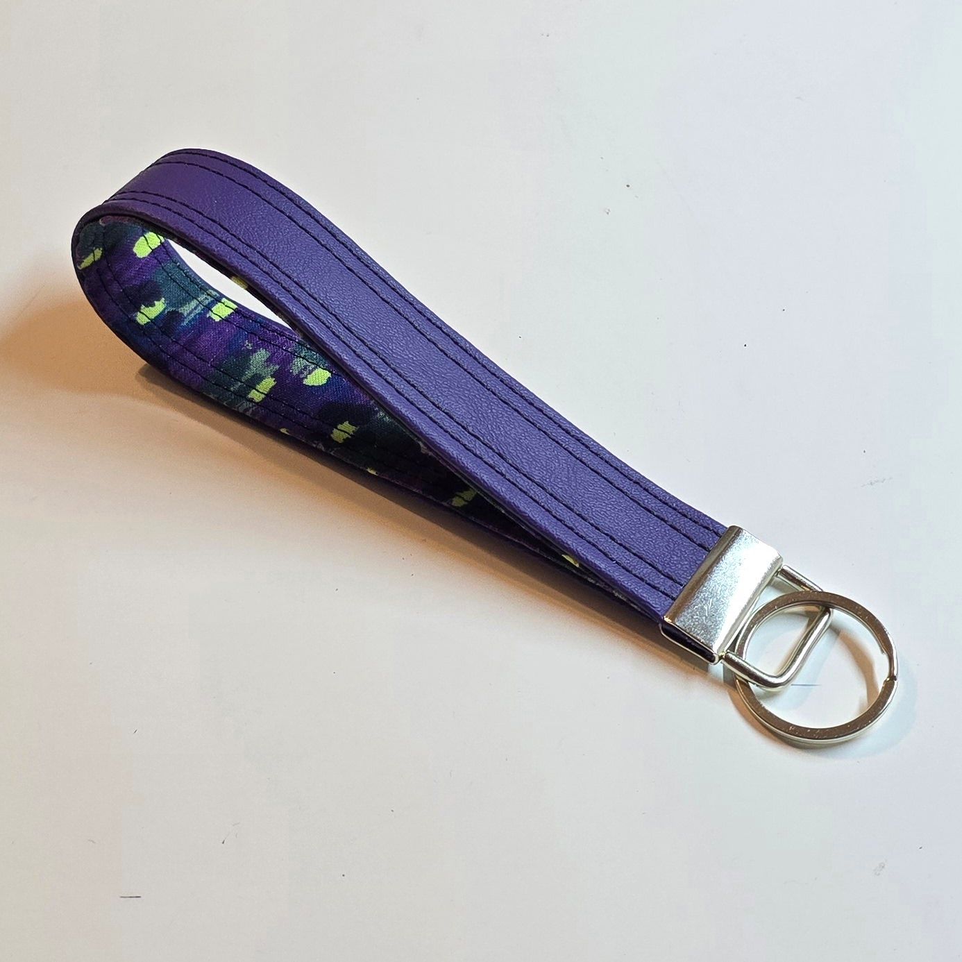 Key Fob Keychain Purple