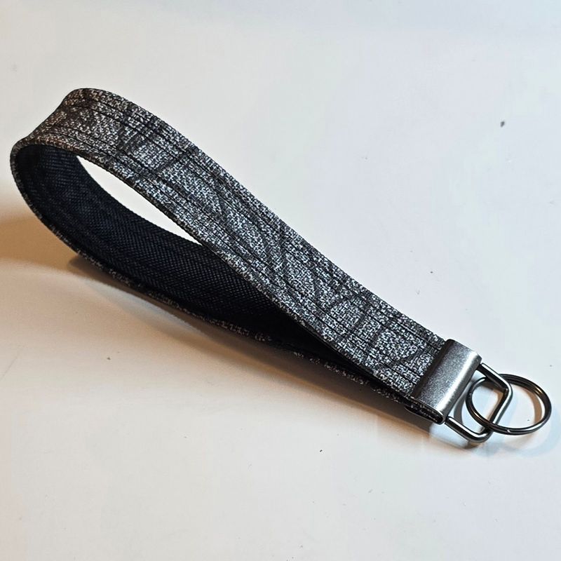 Key Fob Keychain Charcoal