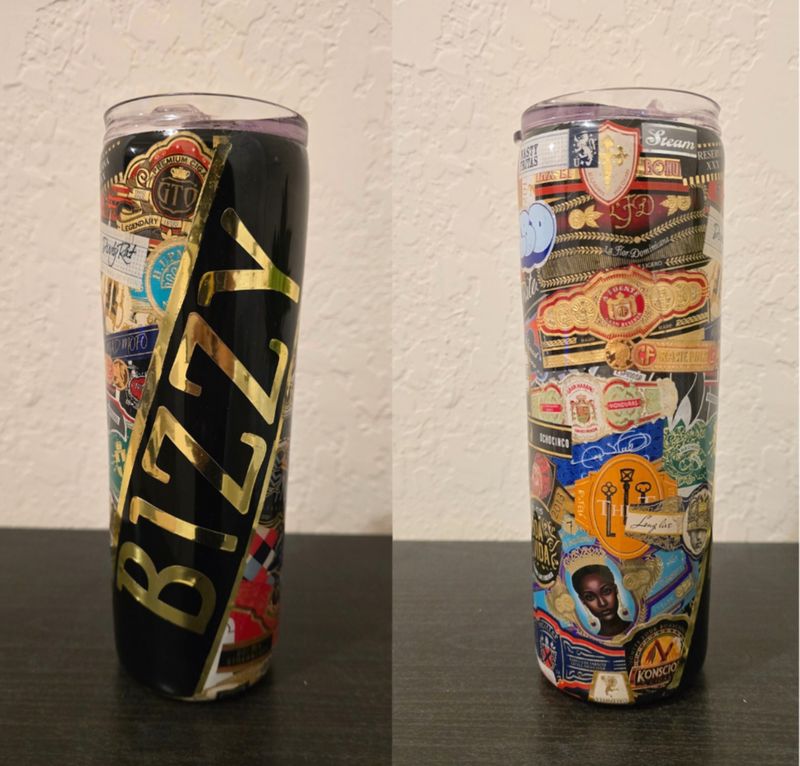 Personalized Cigar Band Tumbler
