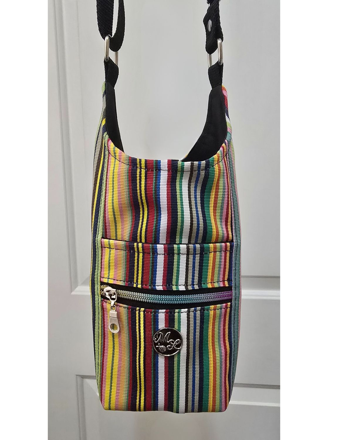 H2O Water Bottle Sling - Multi colored stripe