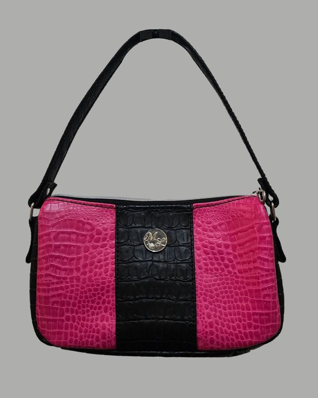 Michelle Handbag -Pink and Black