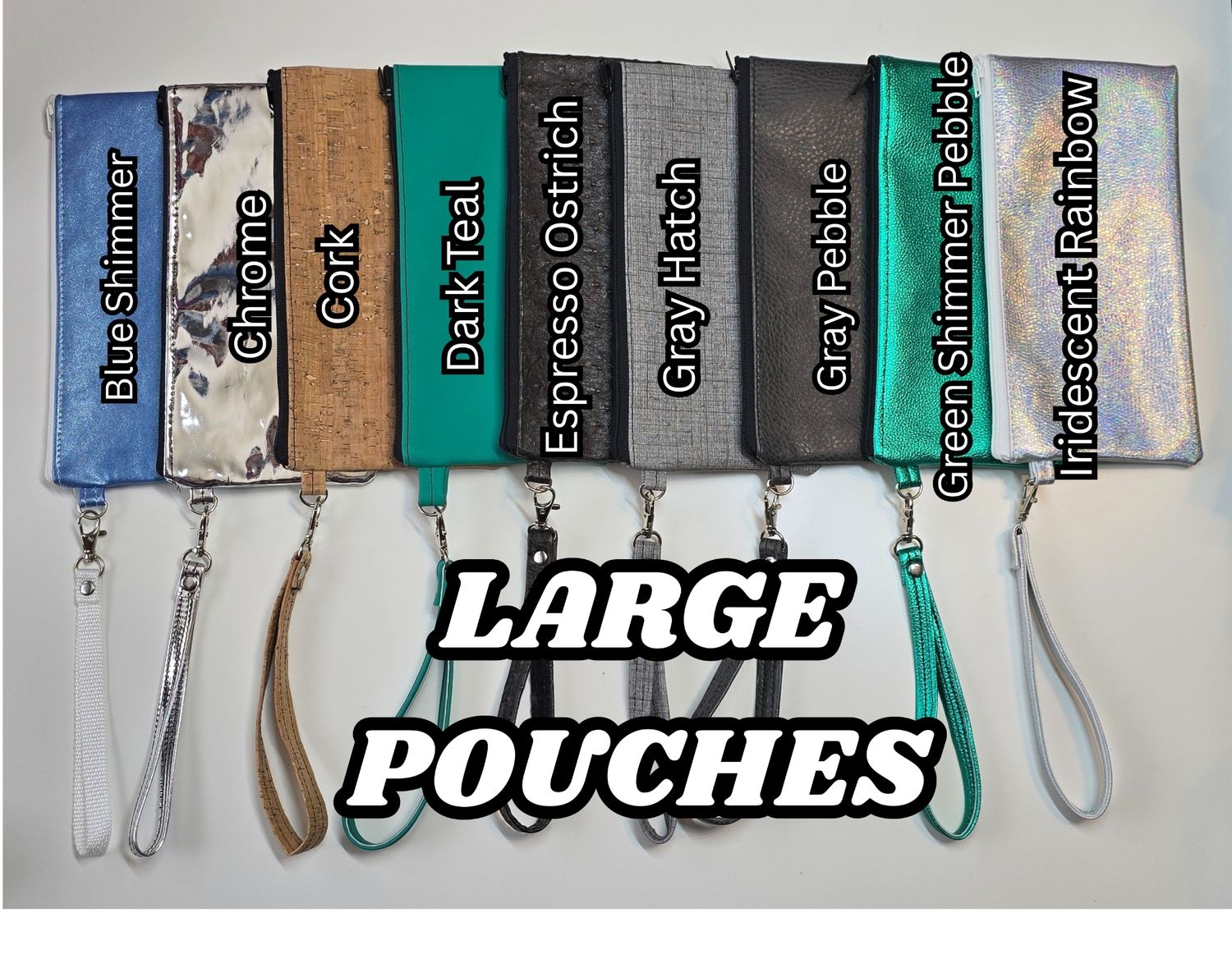 Zippered Pouch Large - Dark Teal