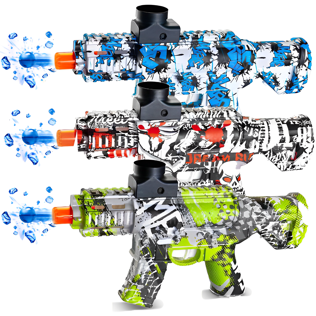 Gel Blaster Gun M416 GREEN/BLUE/RED