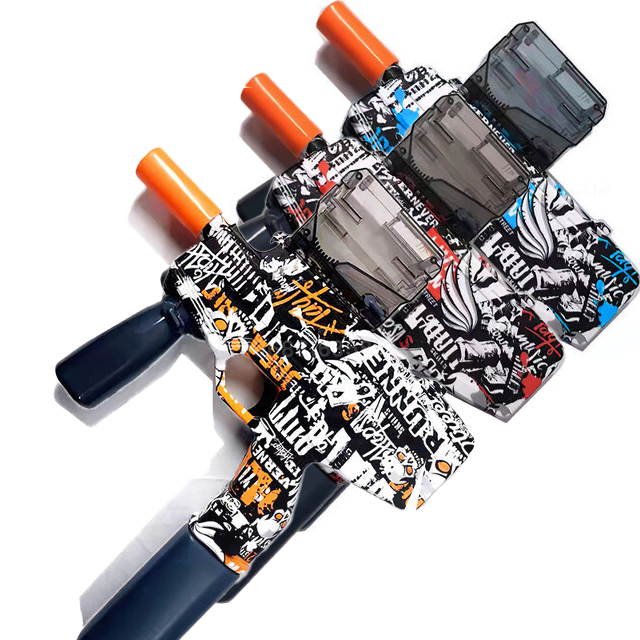 Gel Blaster Gun MP9 RED/BLUE/ORANGE