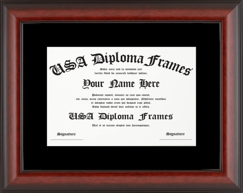 Custom High School &amp; College Diploma Frames