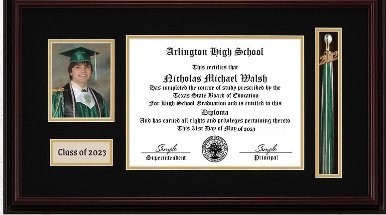 Exclusive Diploma/ Photo/ Tassel Frame
