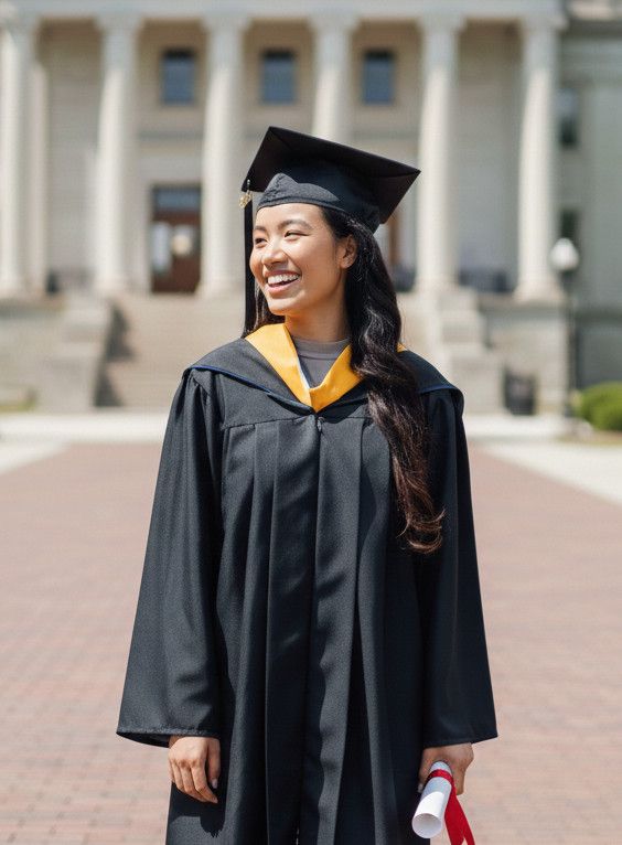 Master's Deluxe Cap &amp; Gown