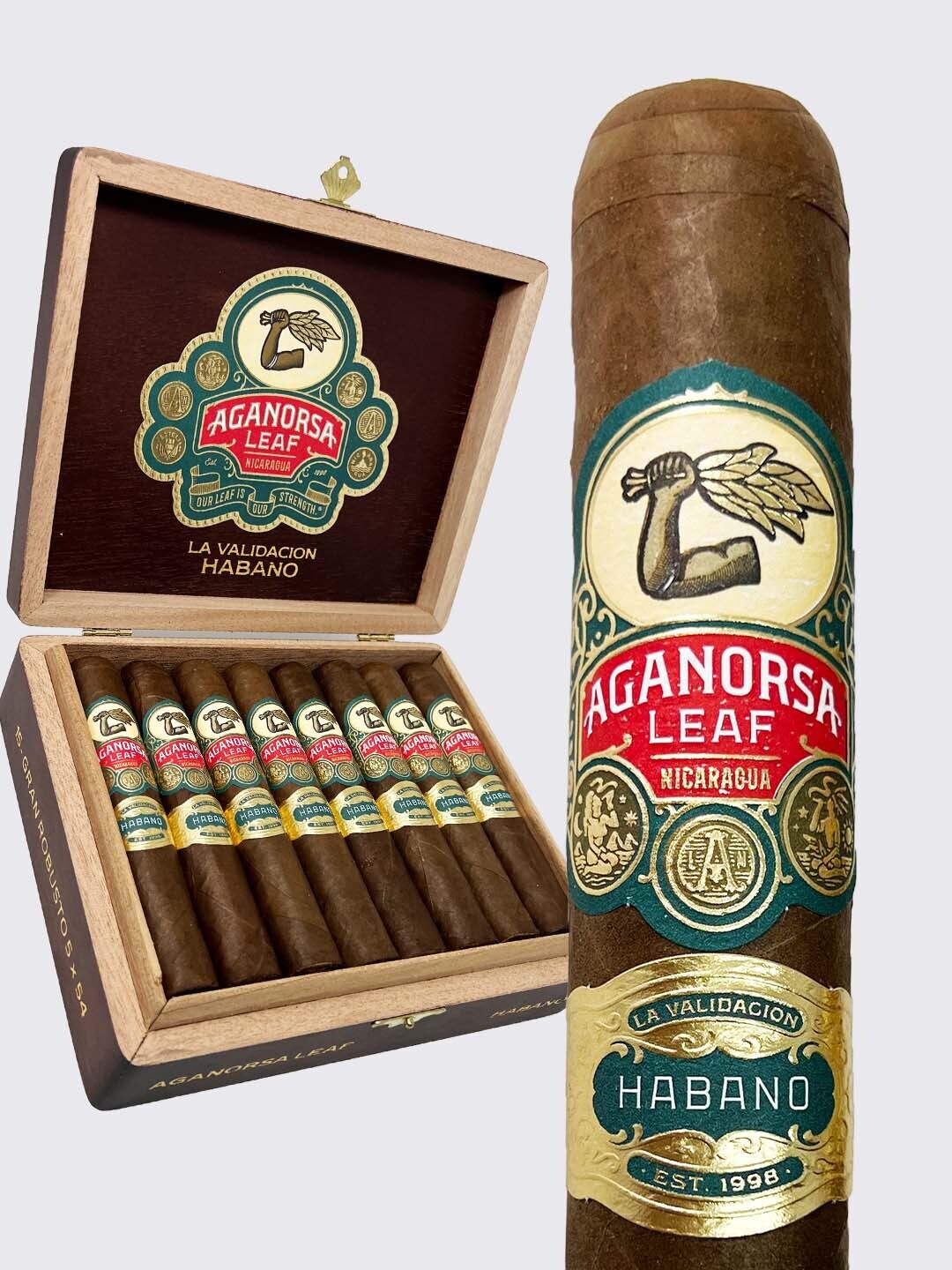 Arganosa Leaf La Validacion Habano Gran Robusto