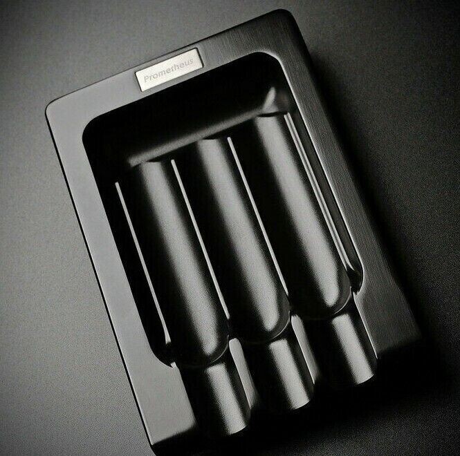 Prometheus Black Matte Metal Ashtray