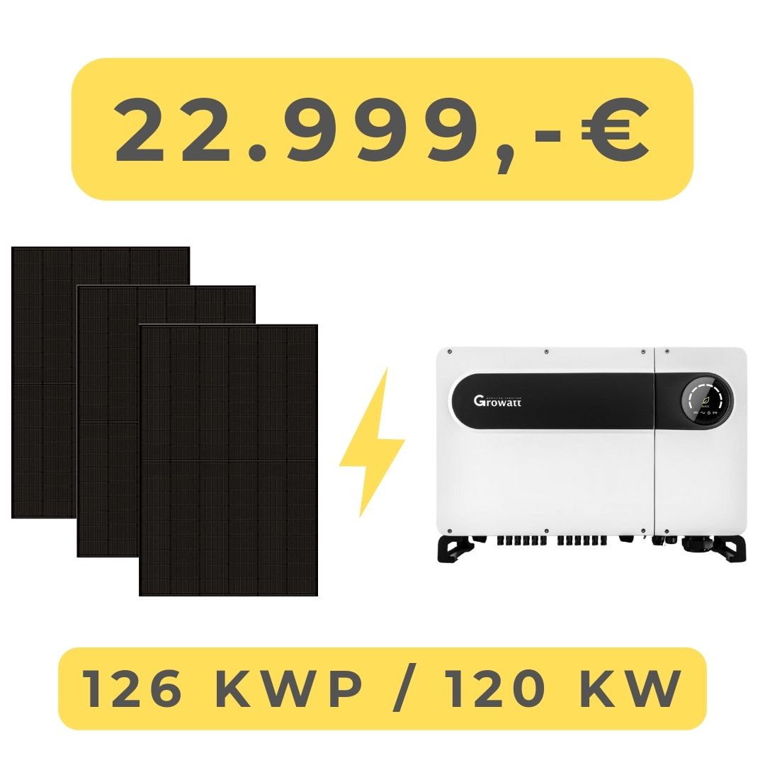 Industrielle PV-Anlage 126 kWp / 120 kW