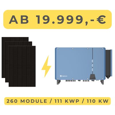 Industrielle PV-Anlage 111 kWp / 110 kW