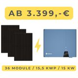 PV-Anlage 15 kW Glas-Glas full black