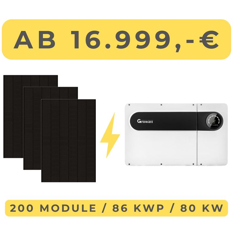 Industrielle PV-Anlage 86 kWp / 80 kW