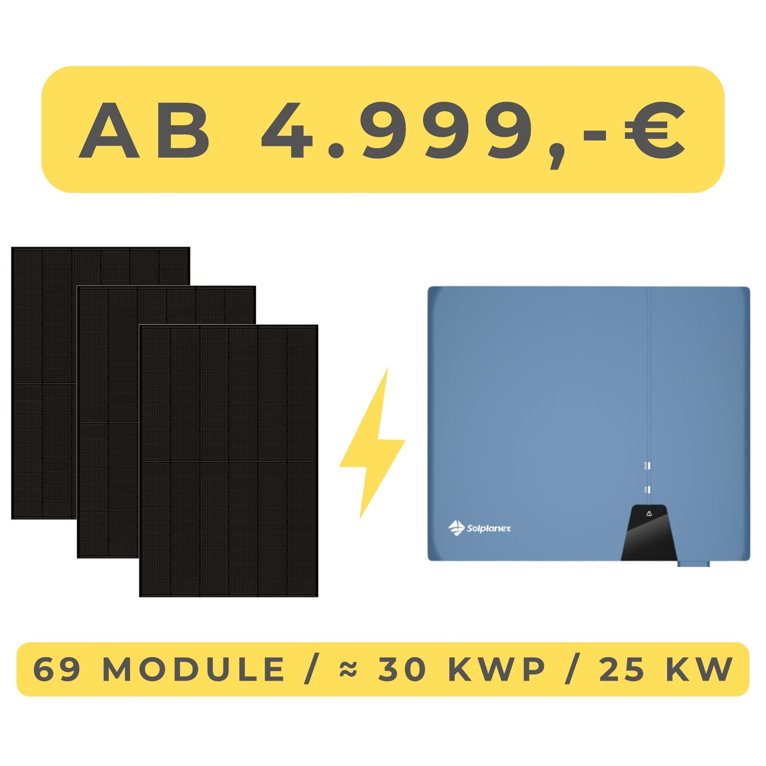 PV-Anlage 29,67 kWp / 25 kW