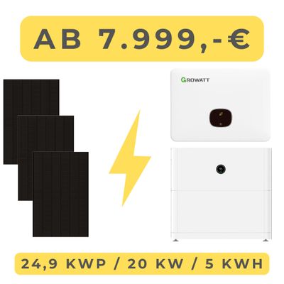 PV-Anlage 20 kW inkl. 5 kWh Speicher
