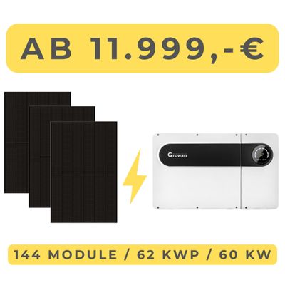 Industrielle PV-Anlage 62 kWp / 60 kW
