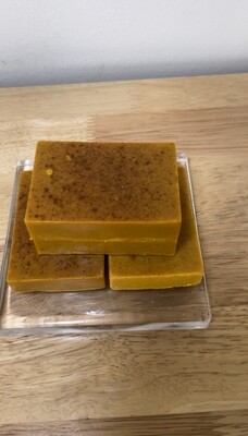 Brightening Turmeric &amp; Honey Glow Soap/ Sea-moss Soap