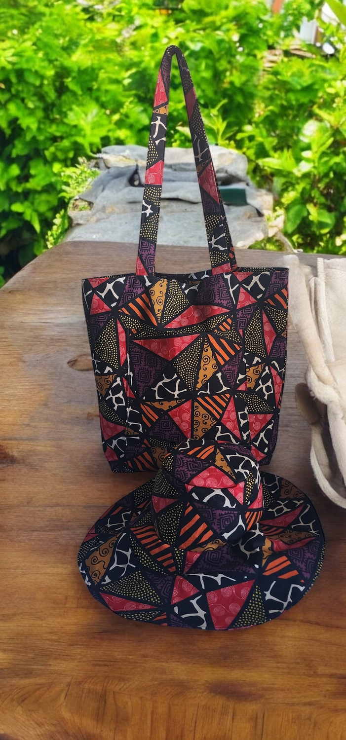 Yeirdesign beautiful totebag with hat set 