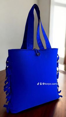 Yeirdesign blue totebag
