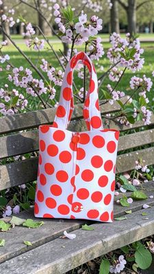 Yeirdesign handmade red totebag