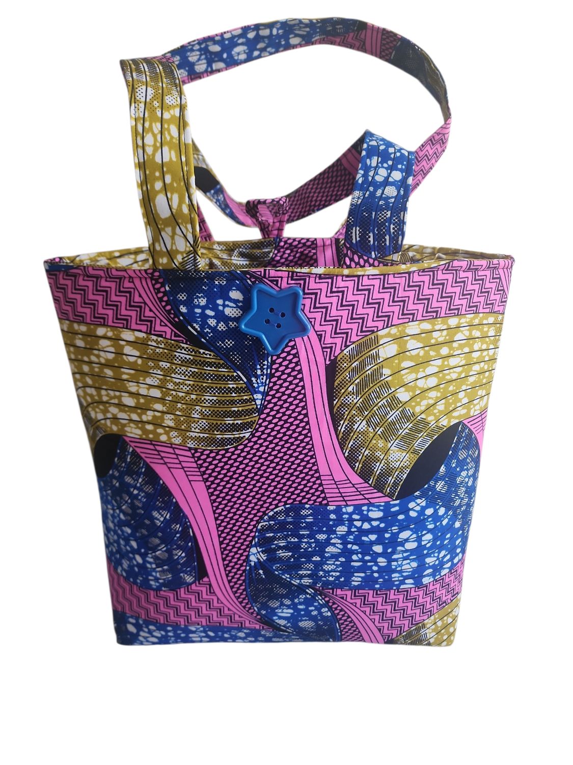 Yeirdesign blue totebag 