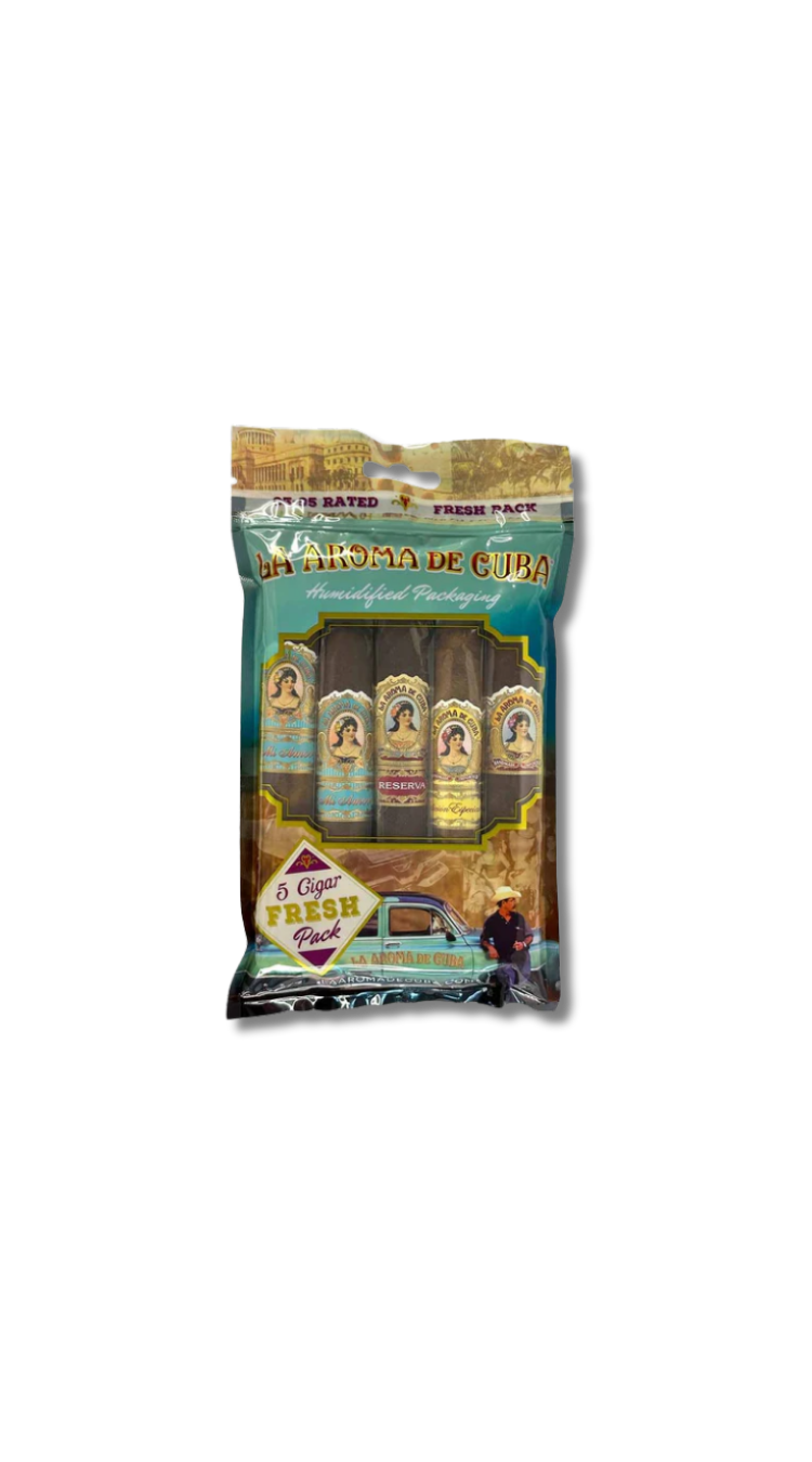 La Aroma de Cuba Sampler 92-95rated *Green* 5ct Pack)