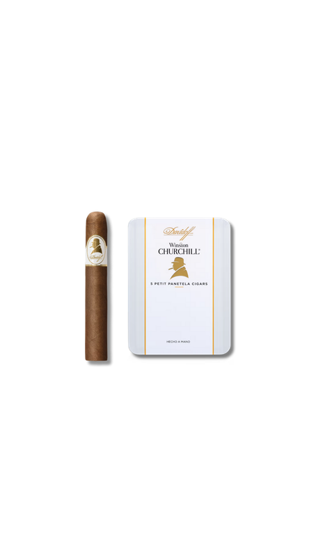 Davidoff Winston Churchill - Petite Panetela (Tin of 5)