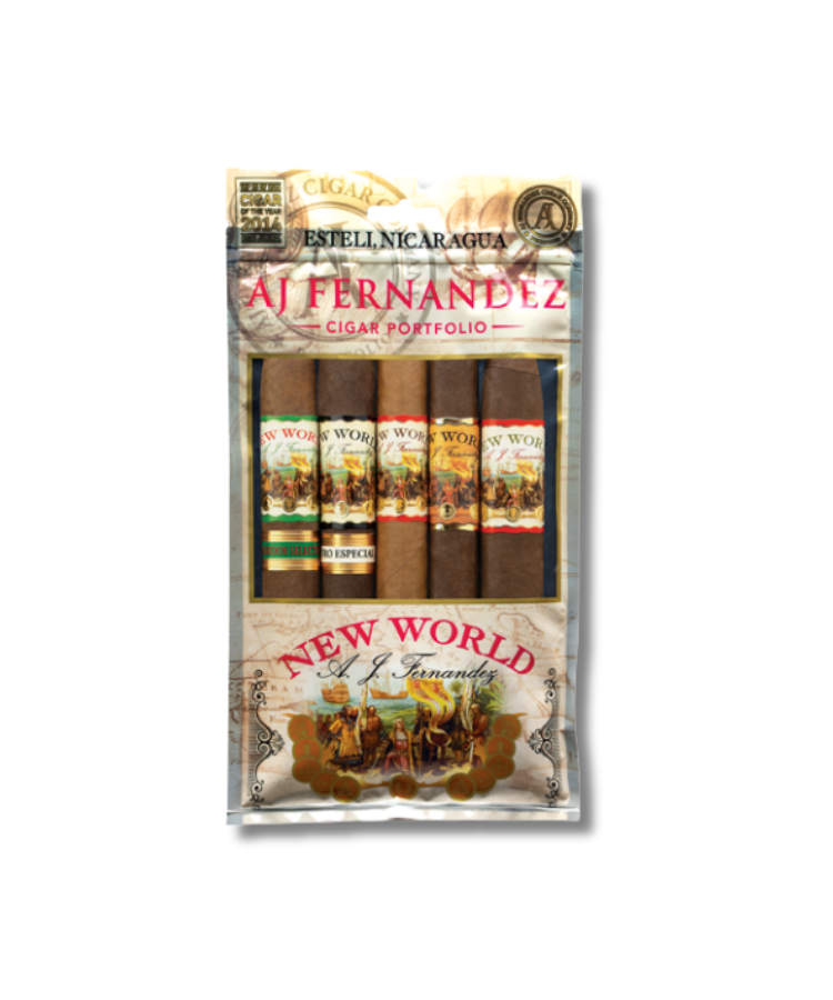 AJ Fernandez New World Sampler Humidified Bag (Pack of 5)