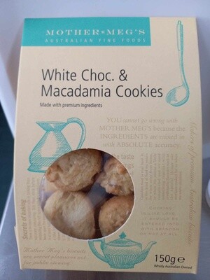 White Chocolate & Macadamia Cookies