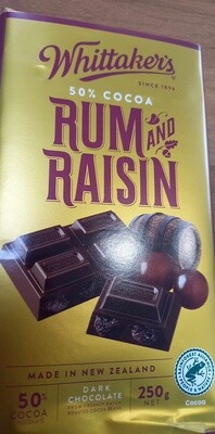 RUM & RAISIN CHOCOLATE