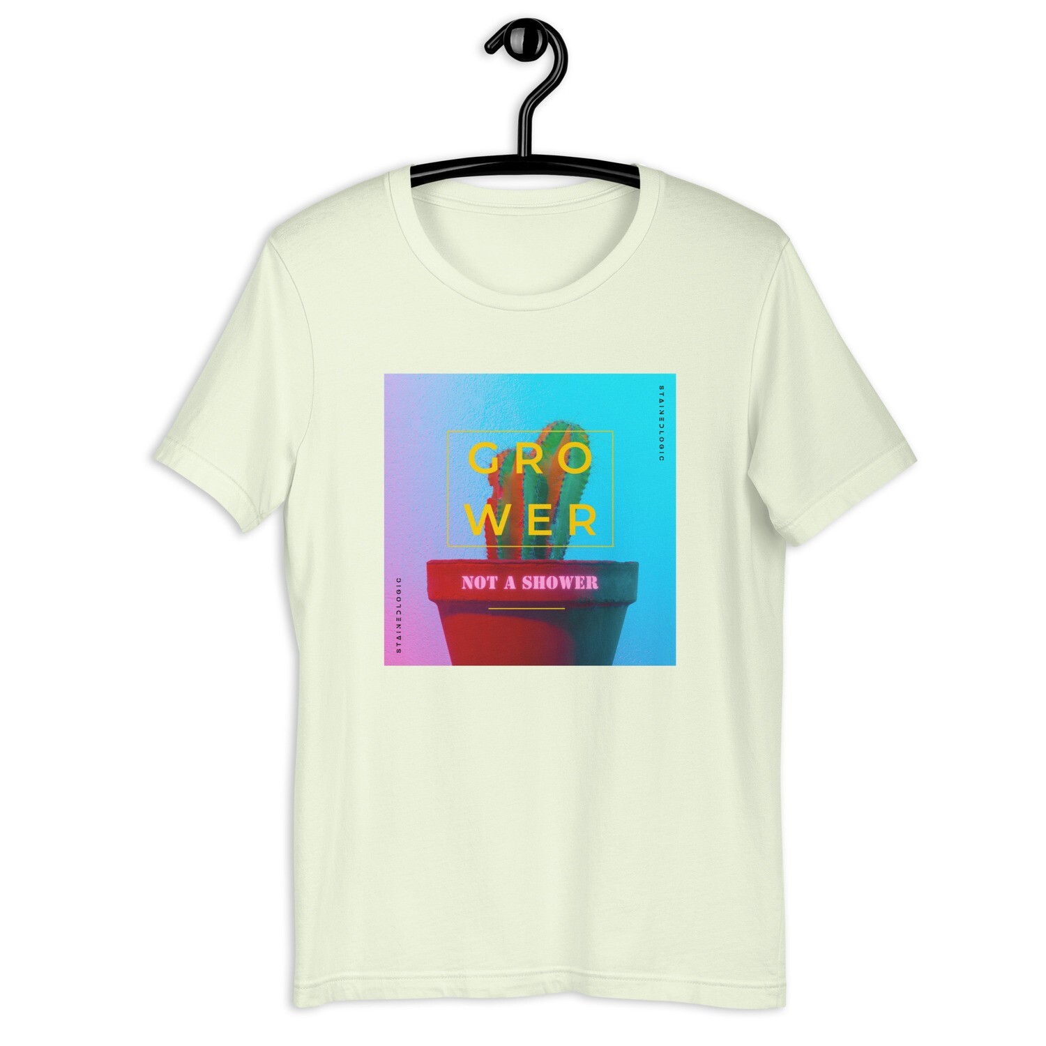 StainedLogic Grower Not a Shower Relaxed Graphic Tee