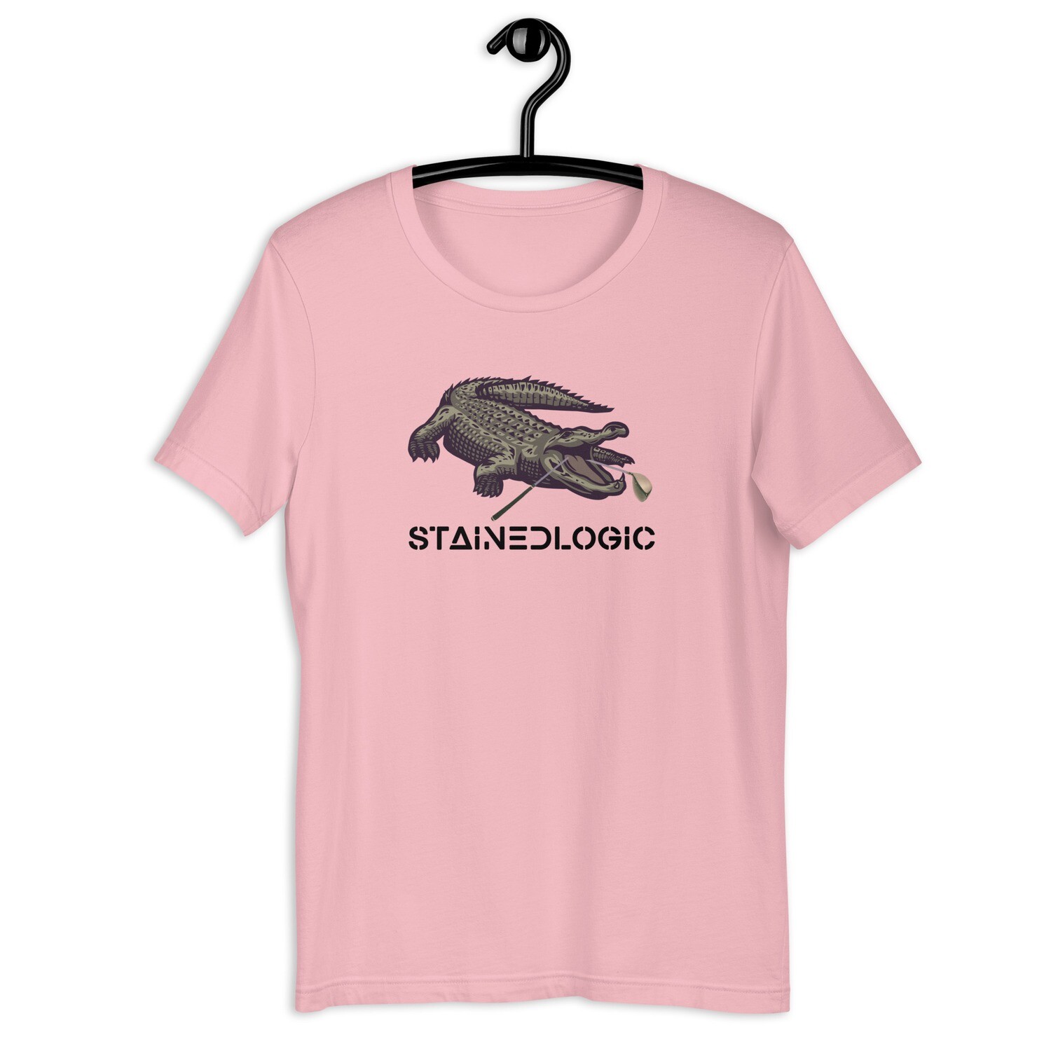 StainedLogic Alligator Golf Water Hazard Graphic Tee