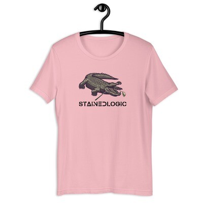 StainedLogic Alligator Golf Water Hazard Graphic Tee