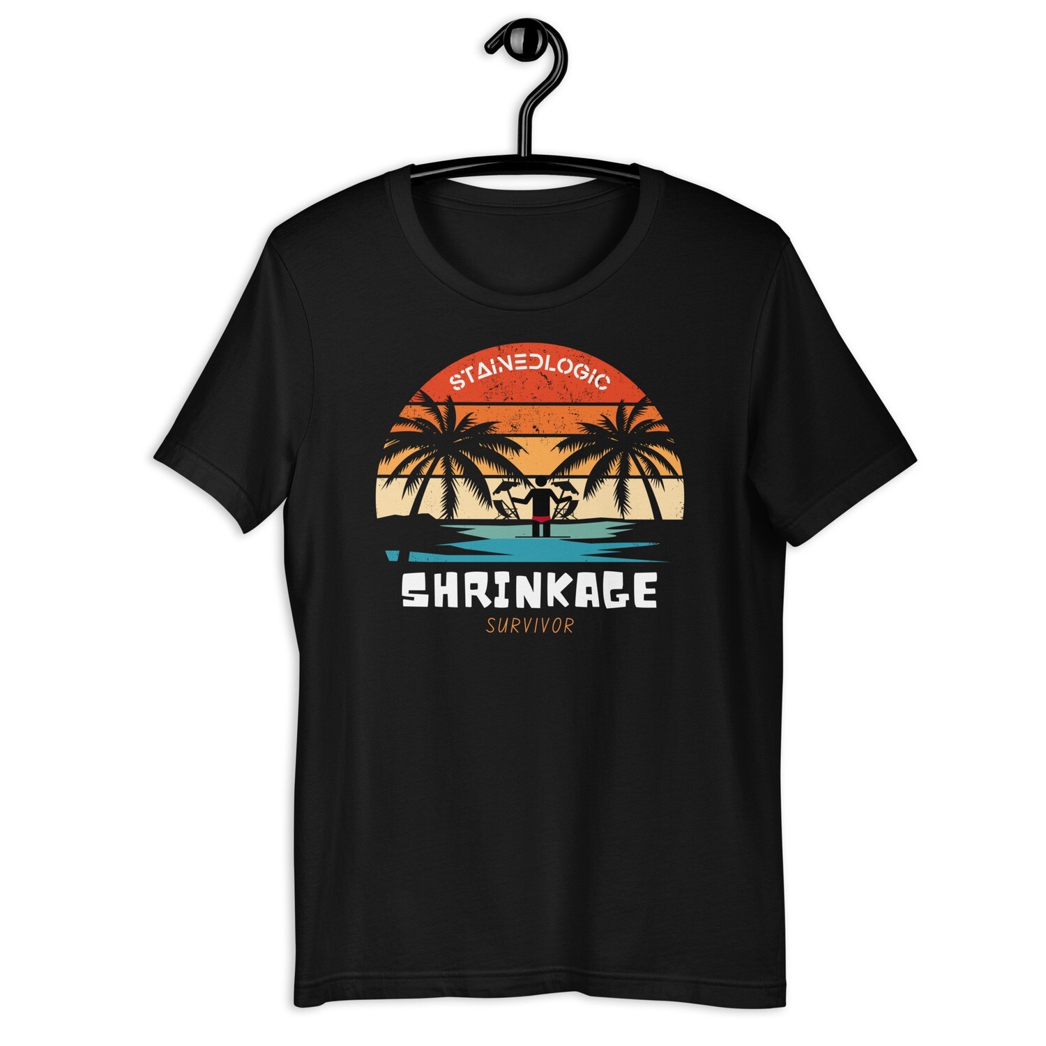 StainedLogic Shrinkage Survivor Graphic Tee